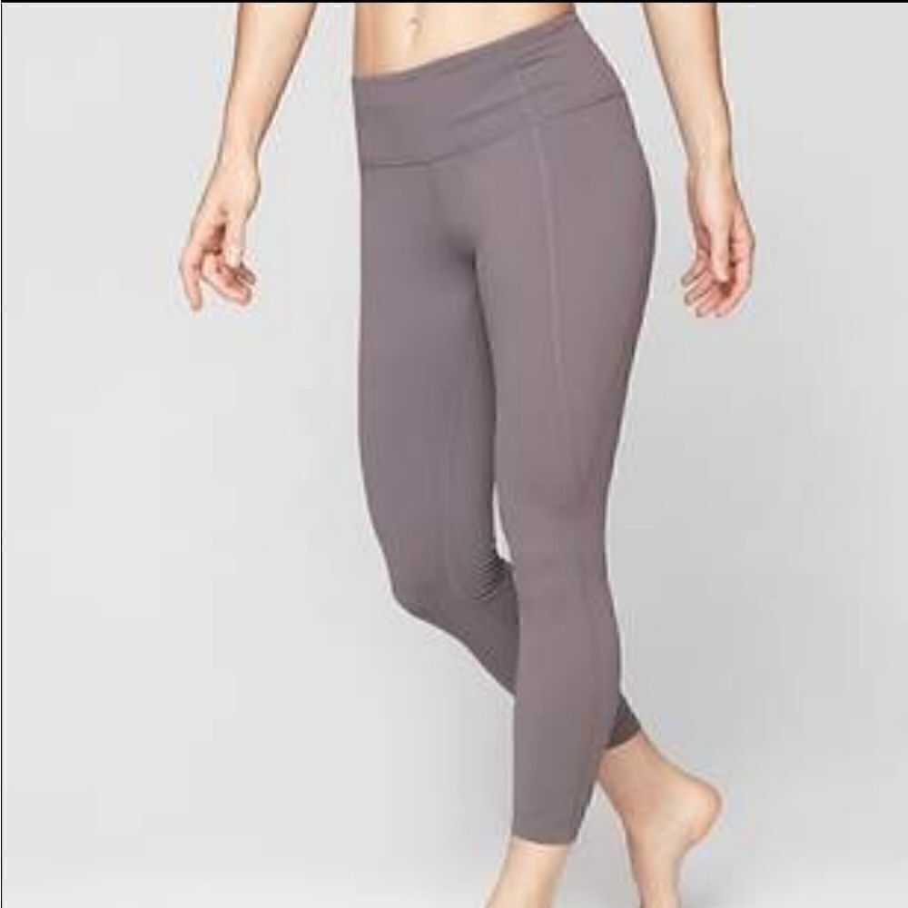 Athleta Salutation tight Powervita Flagstone grey